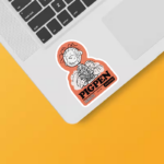 Pigpen Dust Cloud Champion Peanuts Sticker