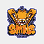 Smile for Myself Garfield Mood Activated Sticker
