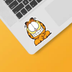 Smirking Garfield Full of Lazy Mischief Sticker