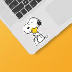 Snoopy and Woodstock’s Heartfelt Hug Peanuts Friendship Sticker