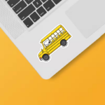 Snoopy’s School Bus Adventure Peanuts Fun Ride Sticker