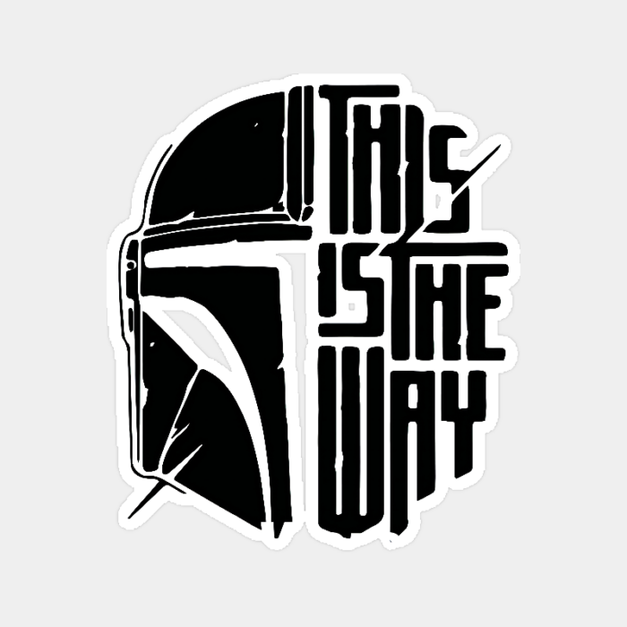 Star Warrior Path This Is The Way Sticker