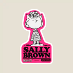 Sweet Sass Sally Brown Peanuts Sticker