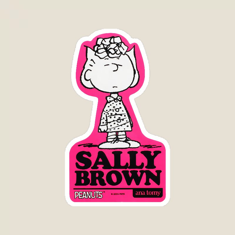 Sweet Sass Sally Brown Peanuts Sticker