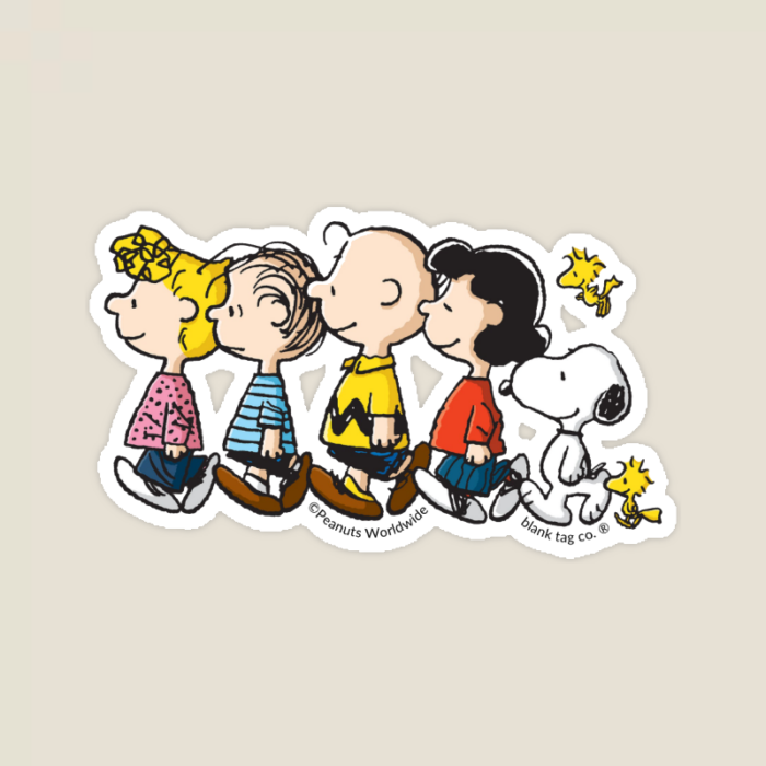The Whole Peanuts® Gang Together Sticker