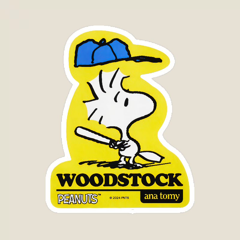 Woodstock Yellow Feathered Friend Peanuts Sticker