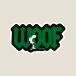 Woof Mode Snoopy Peanuts Sticker