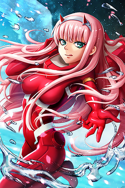 002 ecchi anime Poster