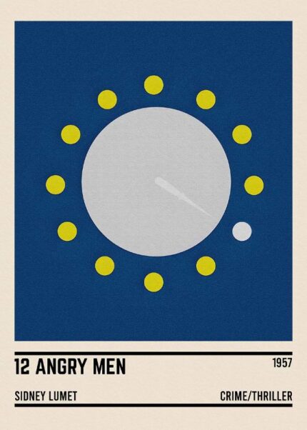 12 Angry Men Minimalist Poster