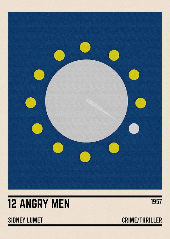 12 Angry Men Minimalist Poster