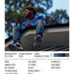 2014 Forest Hills Drive by J. Cole Album Poster