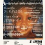 21 Savage American Dream Solo Leveling Poster