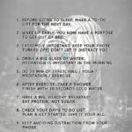 9 Steps for productive mornings motivational Poster