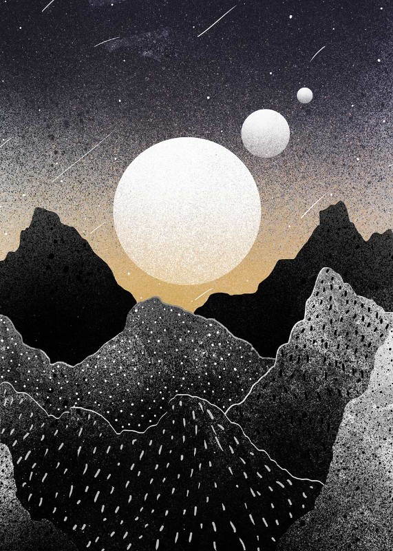 A Starfield Sky Poster