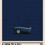 A View To A Kill Car Poster