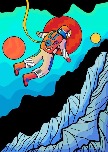 A Fall In Space Poster