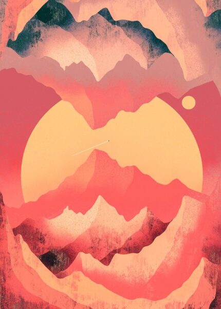 A Flight On Mars Poster