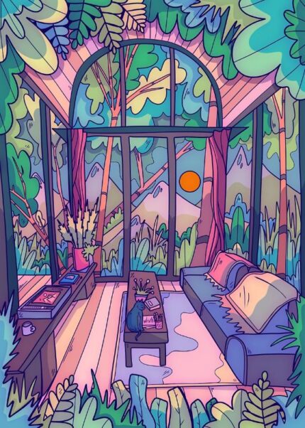 A Forest Home Spring Vibes Poster