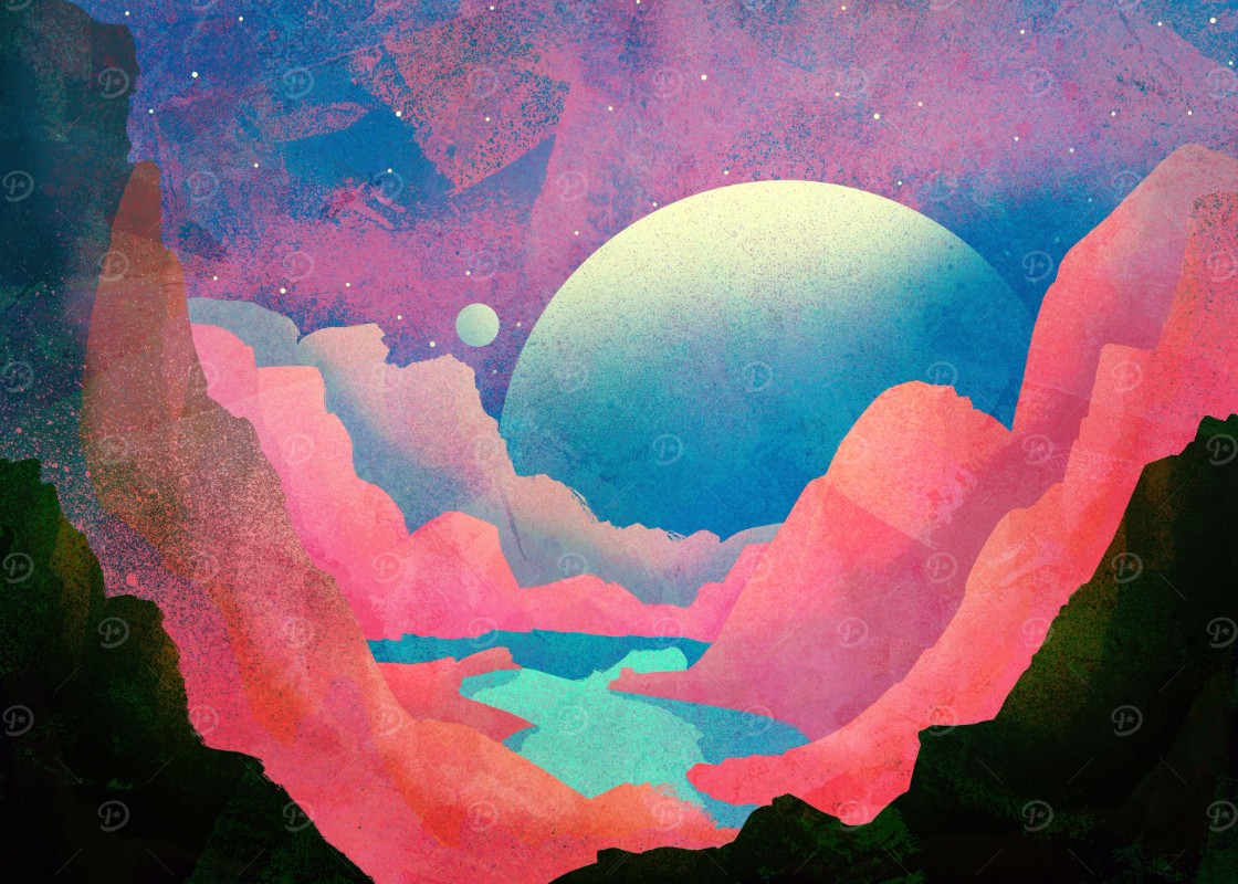 A Lake On Venus Poster