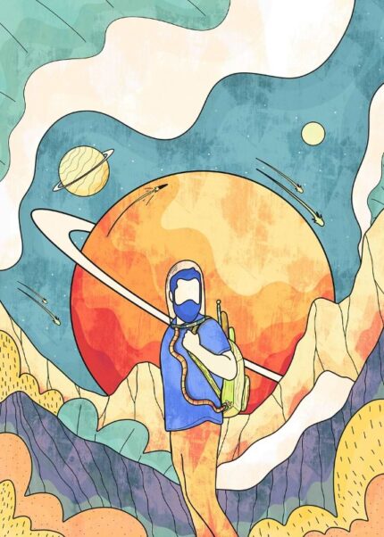 A Wanderer Of Planets Poster