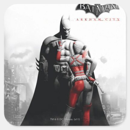 AC Poster Batman Harley Square Sticker