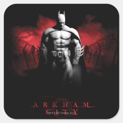 AC Poster Youre Not Safe Here Square Sticker