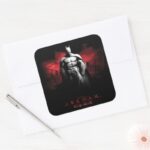 AC Poster Youre Not Safe Here Square Sticker