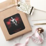 AC Poster Youre Not Safe Here Square Sticker