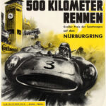 ADAC 500 Kilometer Rennen 28 August 1955 Nurburgring Poster