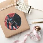 A Thousand Bats Classic Round Sticker