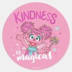 Abby Cadabby Kindness Is Magical Classic Round Sticker