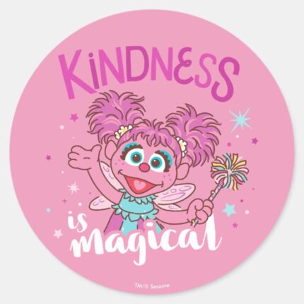 Abby Cadabby Kindness Is Magical Classic Round Sticker