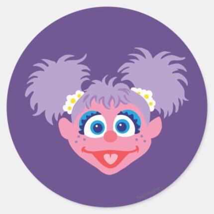 Abby Cadabby Face Classic Round Sticker