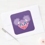 Abby Cadabby Face Square Sticker