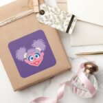 Abby Cadabby Face Square Sticker