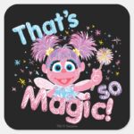 Abby Cadabby Wand Square Sticker