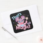 Abby Cadabby Wand Square Sticker