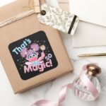 Abby Cadabby Wand Square Sticker