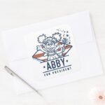 Abby For President Square Sticker