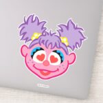 Abby Smiling Face With Heart Shaped Eyes Sticker