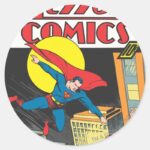 Action Comics 23 Classic Round Sticker