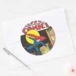 Action Comics 23 Classic Round Sticker