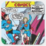 Action Comics 252 Square Sticker
