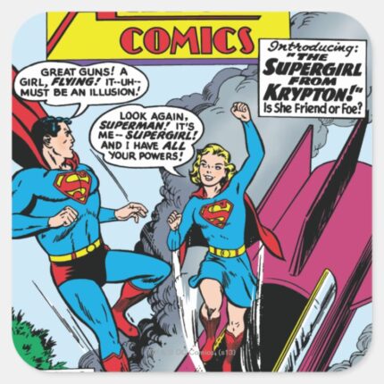 Action Comics 252 Square Sticker