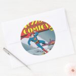 Action Comics 25 Classic Round Sticker