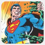 Action Comics 485 Square Sticker