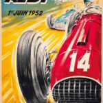 Albi Grand Prix 1er Juin 1952 Car Race Poster