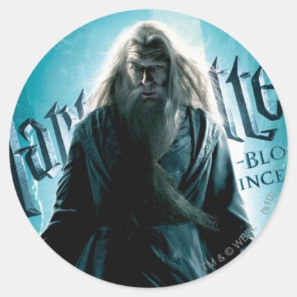 Albus Dumbledore HPE6 1 Classic Round Sticker