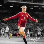 Alejandro Garnacho Soccer Poster