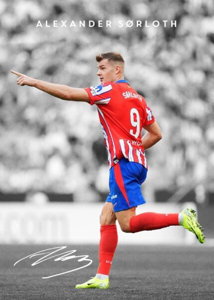 Alexander Sorloth Soccer Poster